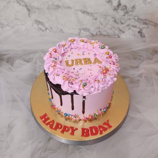 Strawberry Birthday Cake Design