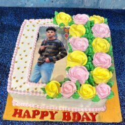 Beautiful Couple Photo Cake