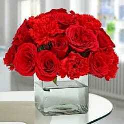 Roses N Carnations Arrangement