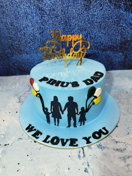 We Love You Family Cake