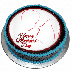 Happiness for Mom with Cake