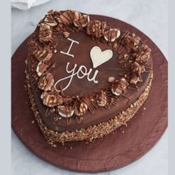 Heart Shape Chocolate Cake