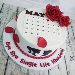 Red Velvet Fondant Cake
