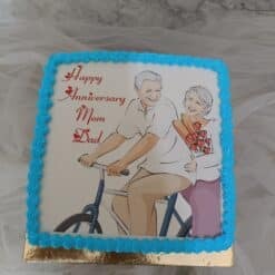 Couple Anniversary Cake