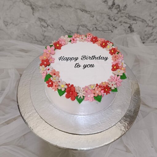 Elegant flower Cake
