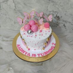 Pink Butterfly Yummy Cake