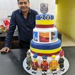 4 Layer Cake | Army Theme Cake