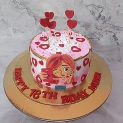 Selfie Queen Birthday  Cake