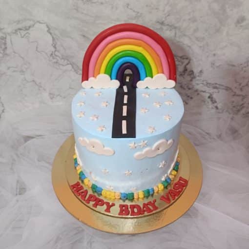 Birthday Rainbow Cake