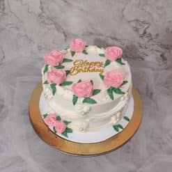 Pink Rose Yummy cake