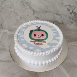 Cocomelon Theme Birthday Cake